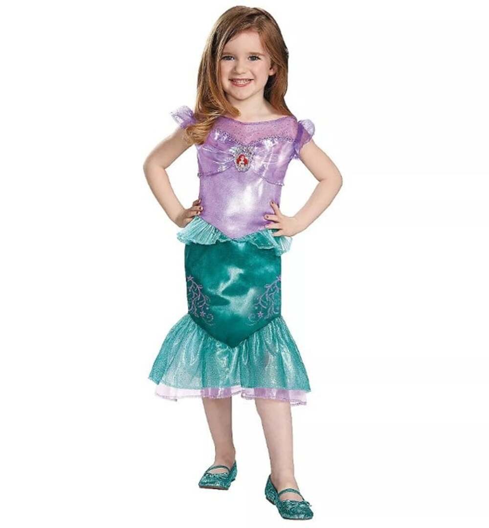 NWT Disguise Disney Princess The Little Mermaid Ariel 1pc Halloween Costume